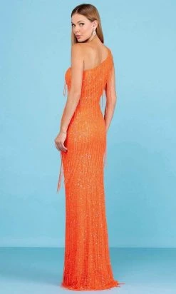 SCALA - 60285 One Shoulder Sequin Gown