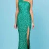 SCALA - 60290 Strappy Back Sequin Gown