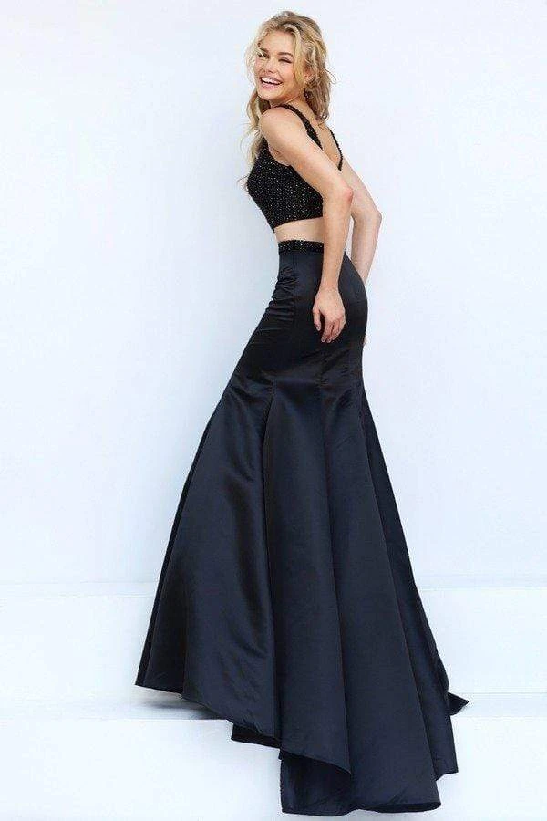 Sherri Hill - 50098 Embellished Two Piece Mermaid Dress With Train 6 Sherri Hill - 50098 Embellished Two Piece Mermaid Dress With Train