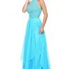 Sherri Hill - 50808 Beaded Halter Neck Chiffon Gown 1 Sherri Hill - 50808 Beaded Halter Neck Chiffon Gown