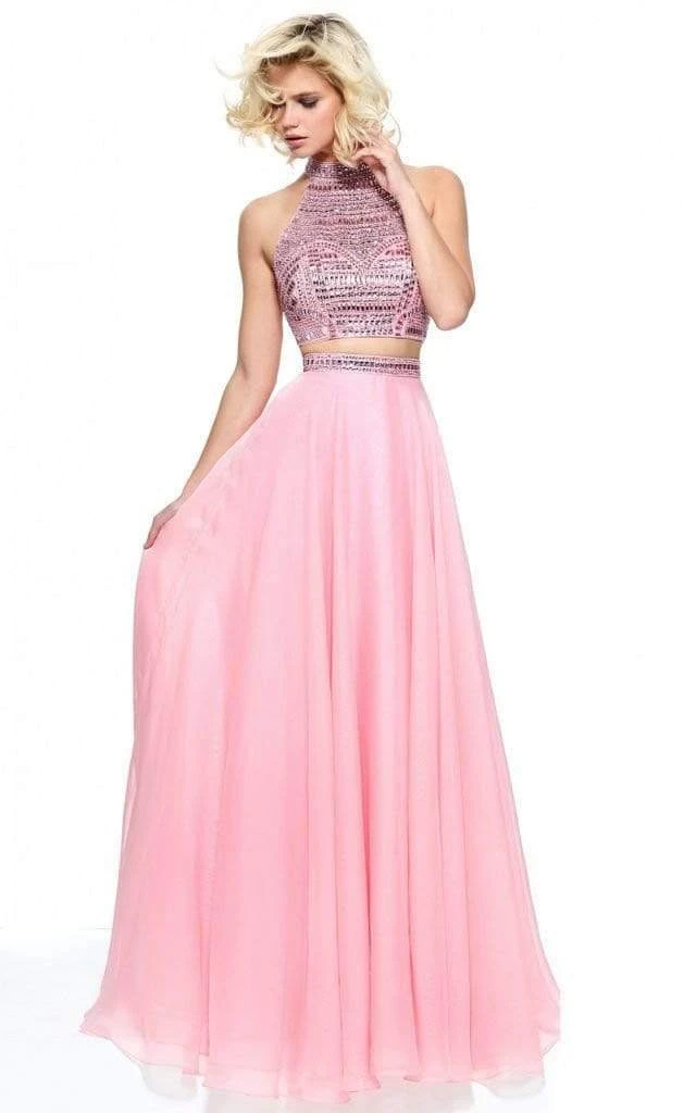 Sherri Hill - 50809 Two Piece Beaded High Neckline Chiffon Dress 9 Sherri Hill - 50809 Two Piece Beaded High Neckline Chiffon Dress
