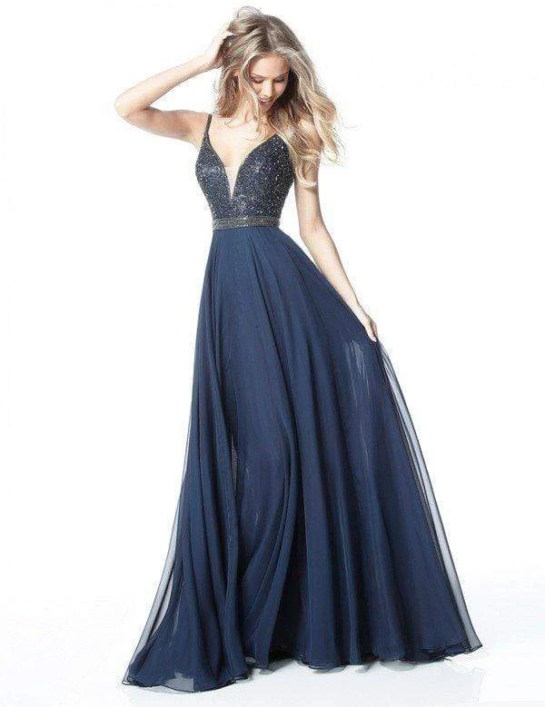 Sherri Hill - 51009 Beaded V- Neckline A Line Chiffon Dress 6 Sherri Hill - 51009 Beaded V- Neckline A Line Chiffon Dress