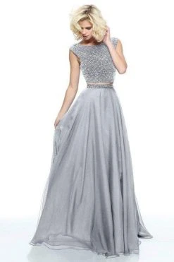 Sherri Hill - 51091 Two-Piece Beaded Cap Sleeve Chiffon Dress 11 Sherri Hill - 51091 Two-Piece Beaded Cap Sleeve Chiffon Dress