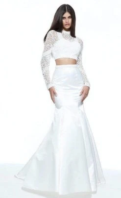 Sherri Hill - 51107 Beaded Two Piece High Neck Winter Formal Dress