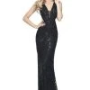 Sherri Hill - 51245 Beaded Plunging V-Neck Long Dress