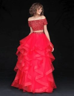 Sherri Hill - 51272 Dazzling Beaded Two Piece A Line Evening Dress