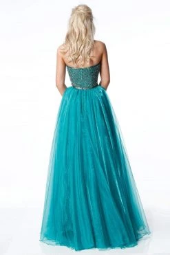 Sherri Hill - 51438 Strapless Beaded Bodice A-Line Dress