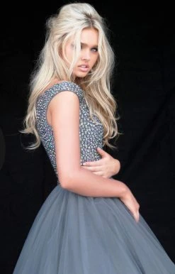 Sherri Hill - 51447 Embellished Wide V-neck Ballgown 15 Sherri Hill - 51447 Embellished Wide V-neck Ballgown