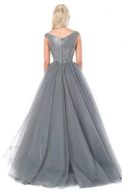Sherri Hill - 51447 Embellished Wide V-neck Ballgown 11 Sherri Hill - 51447 Embellished Wide V-neck Ballgown