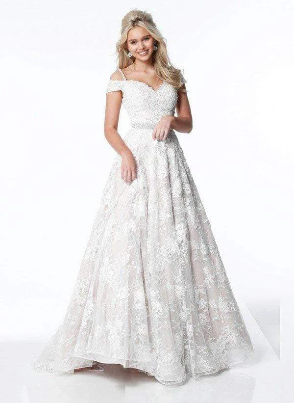 Sherri Hill - 51451 Beaded Off-Shoulder A Line Evening Dress 6 Sherri Hill - 51451 Beaded Off-Shoulder A Line Evening Dress