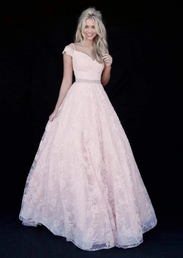 Sherri Hill - 51451 Beaded Off-Shoulder A Line Evening Dress 4 Sherri Hill - 51451 Beaded Off-Shoulder A Line Evening Dress