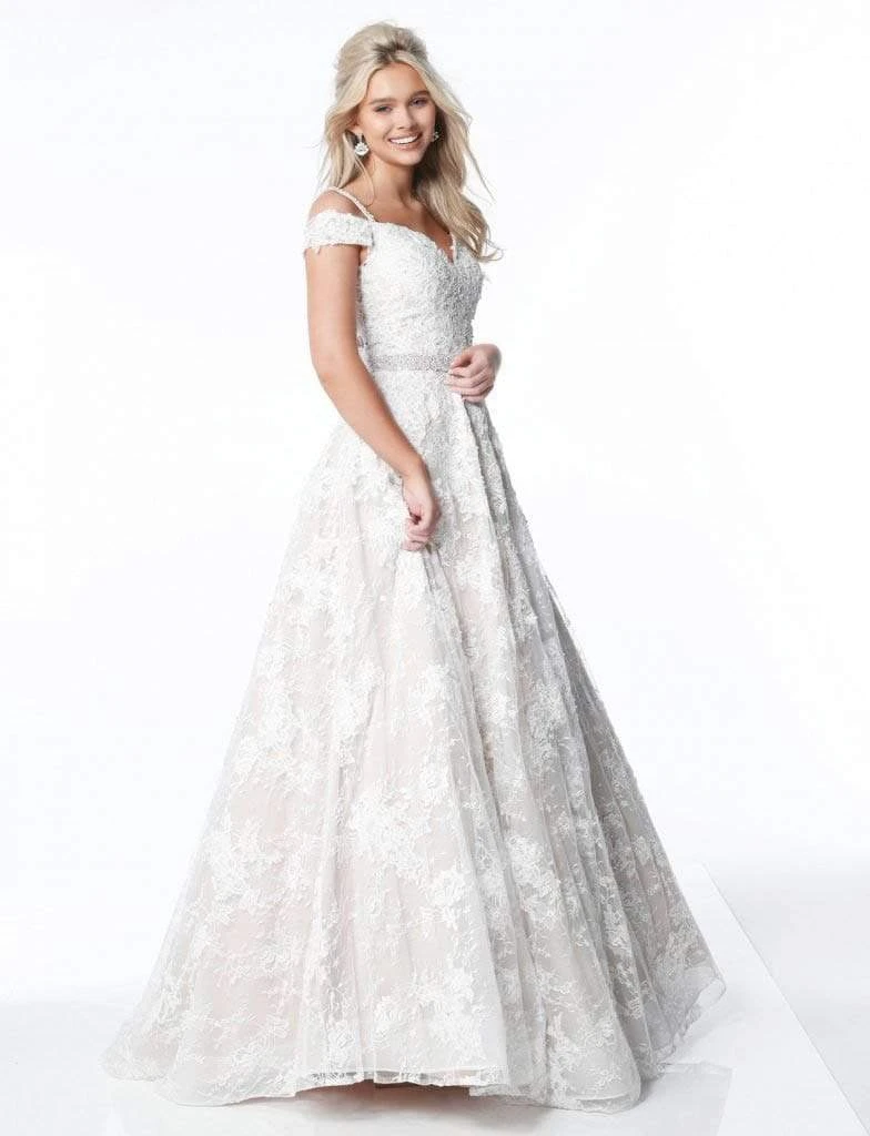 Sherri Hill - 51451 Beaded Off-Shoulder A Line Evening Dress 7 Sherri Hill - 51451 Beaded Off-Shoulder A Line Evening Dress