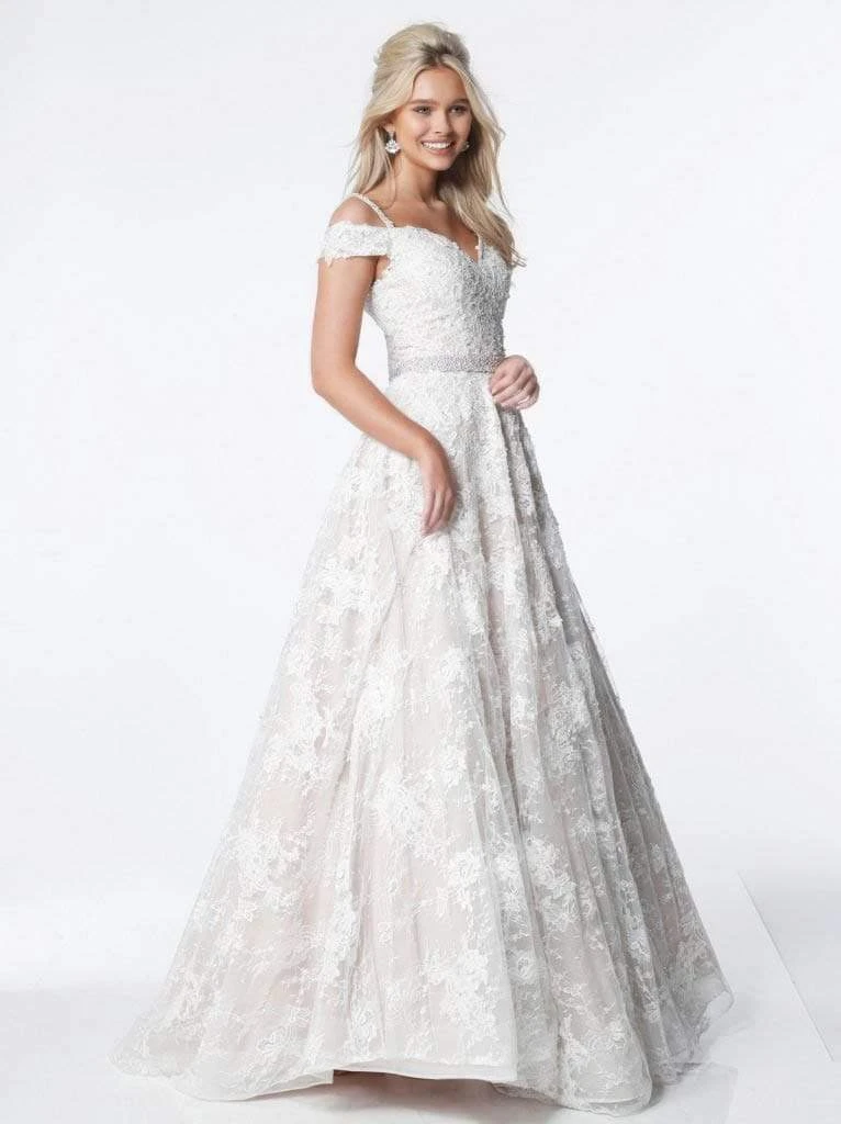 Sherri Hill - 51451 Beaded Off-Shoulder A Line Evening Dress 9 Sherri Hill - 51451 Beaded Off-Shoulder A Line Evening Dress