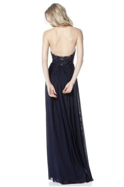 Sherri Hill - 51553 Plunging Halter A Line Evening Dress