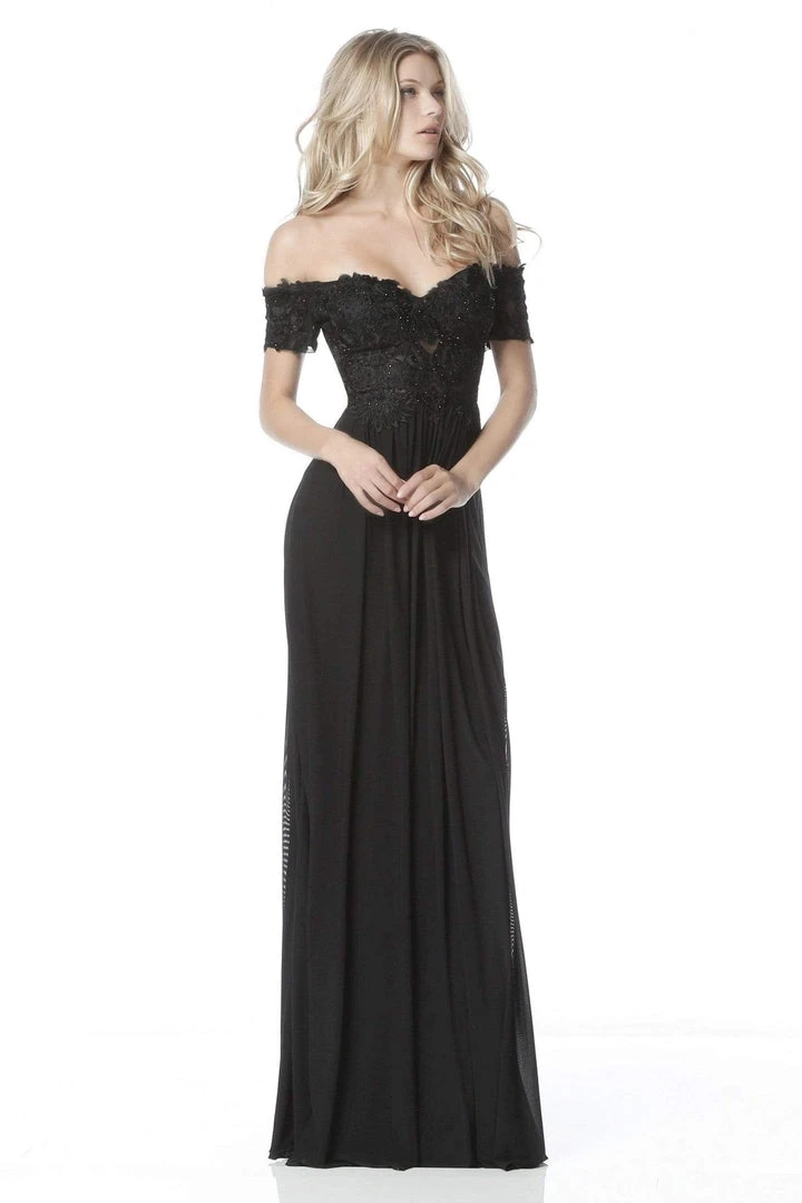 Sherri Hill - 51556 Beaded Lace Off-Shoulder A-Line Dress 5 Sherri Hill - 51556 Beaded Lace Off-Shoulder A-Line Dress