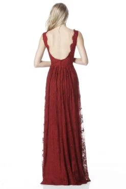 Sherri Hill - 51562 Lace Plunging V-Neck A-Line Dress