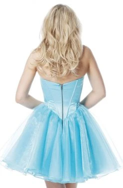Sherri Hill - 51582 Short Satin Sweetheart Organza A-line Dress 12 Sherri Hill - 51582 Short Satin Sweetheart Organza A-line Dress