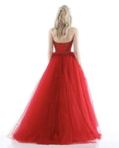 Sherri Hill - 51591 Beaded Strapless Pleated Ballgown 7 Sherri Hill - 51591 Beaded Strapless Pleated Ballgown