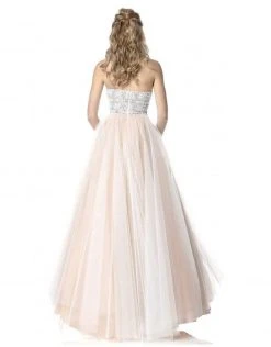 Sherri Hill - 51592 Strapless Beaded Bodice Tulle Ballgown