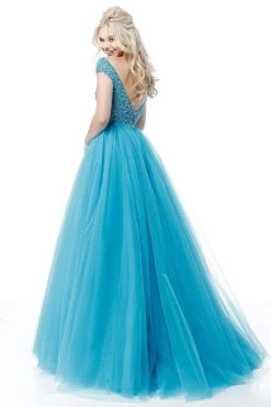 Sherri Hill - 51594 Cap Sleeve Beaded Two-Piece Dress