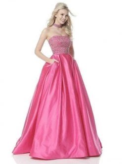 Sherri Hill - 51607 Beaded Taffeta Ballgown With Embellished Choker
