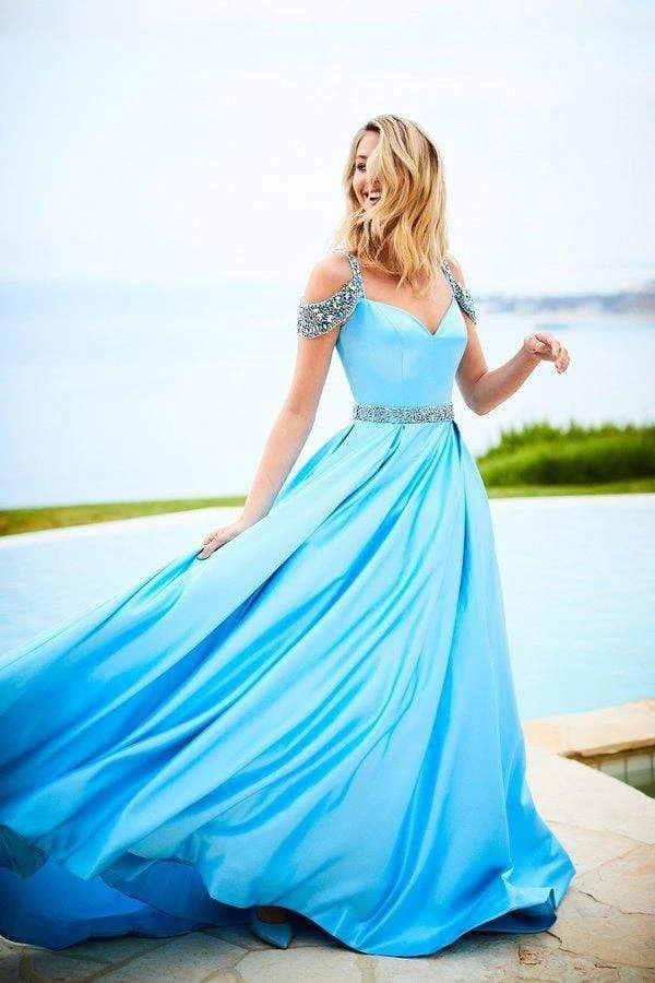 Sherri Hill - 51613 A Line Beaded Dress With Bejeweled Cold Shoulders 5 Sherri Hill - 51613 A Line Beaded Dress With Bejeweled Cold Shoulders