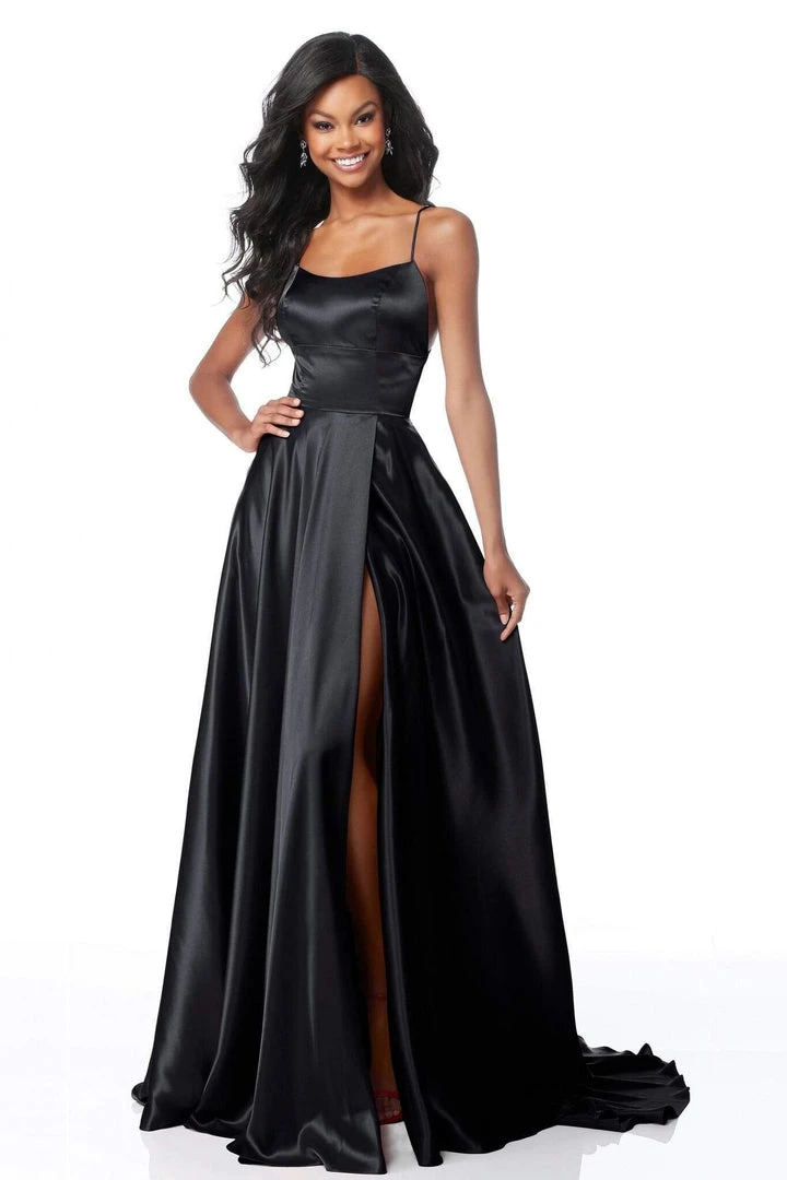 Sherri Hill - 51631 Sexy Lace-Up Back A-Line Long Evening Dress 13 Sherri Hill - 51631 Sexy Lace-Up Back A-Line Long Evening Dress