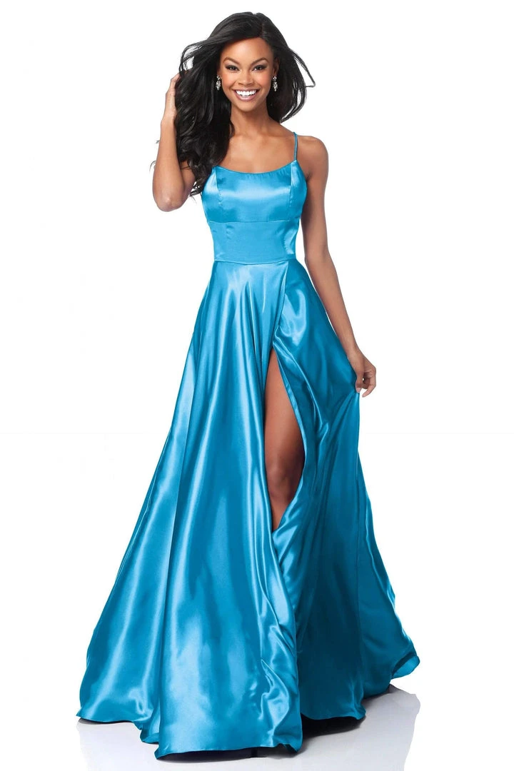 Sherri Hill - 51631 Sexy Lace-Up Back A-Line Long Evening Dress 16 Sherri Hill - 51631 Sexy Lace-Up Back A-Line Long Evening Dress