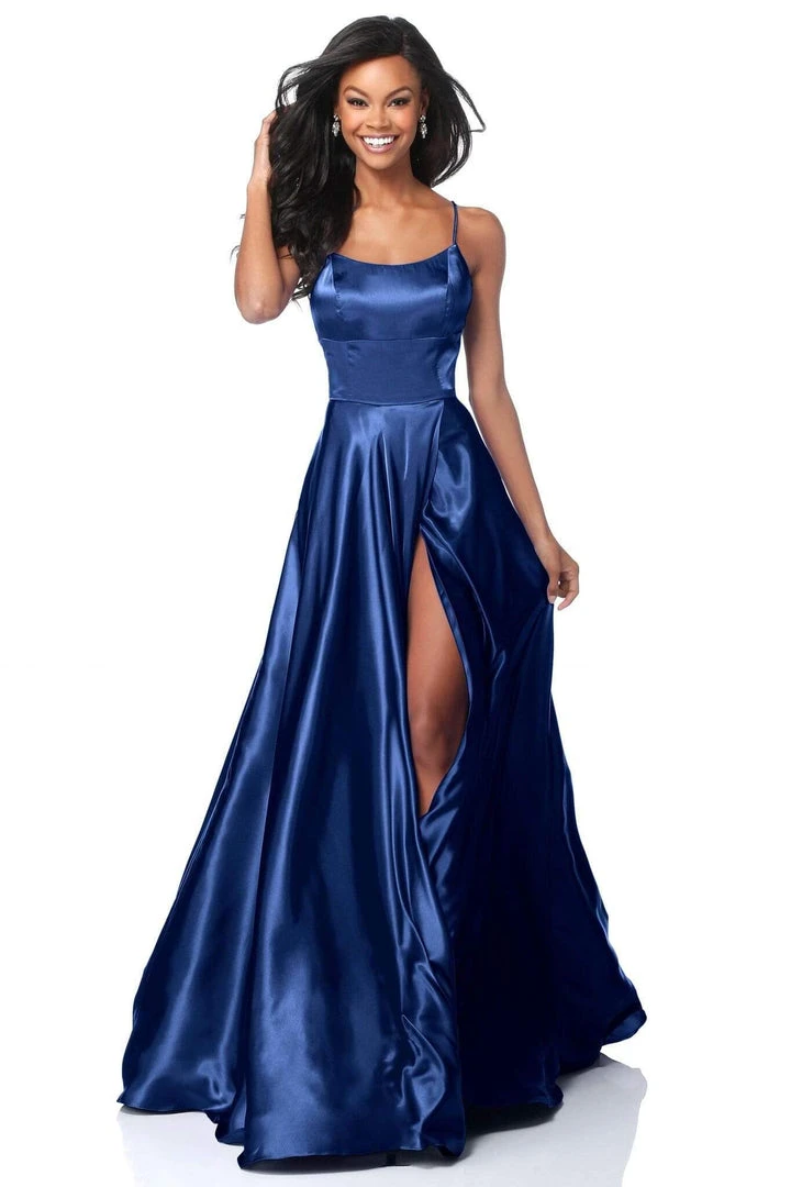 Sherri Hill - 51631 Sexy Lace-Up Back A-Line Long Evening Dress 11 Sherri Hill - 51631 Sexy Lace-Up Back A-Line Long Evening Dress