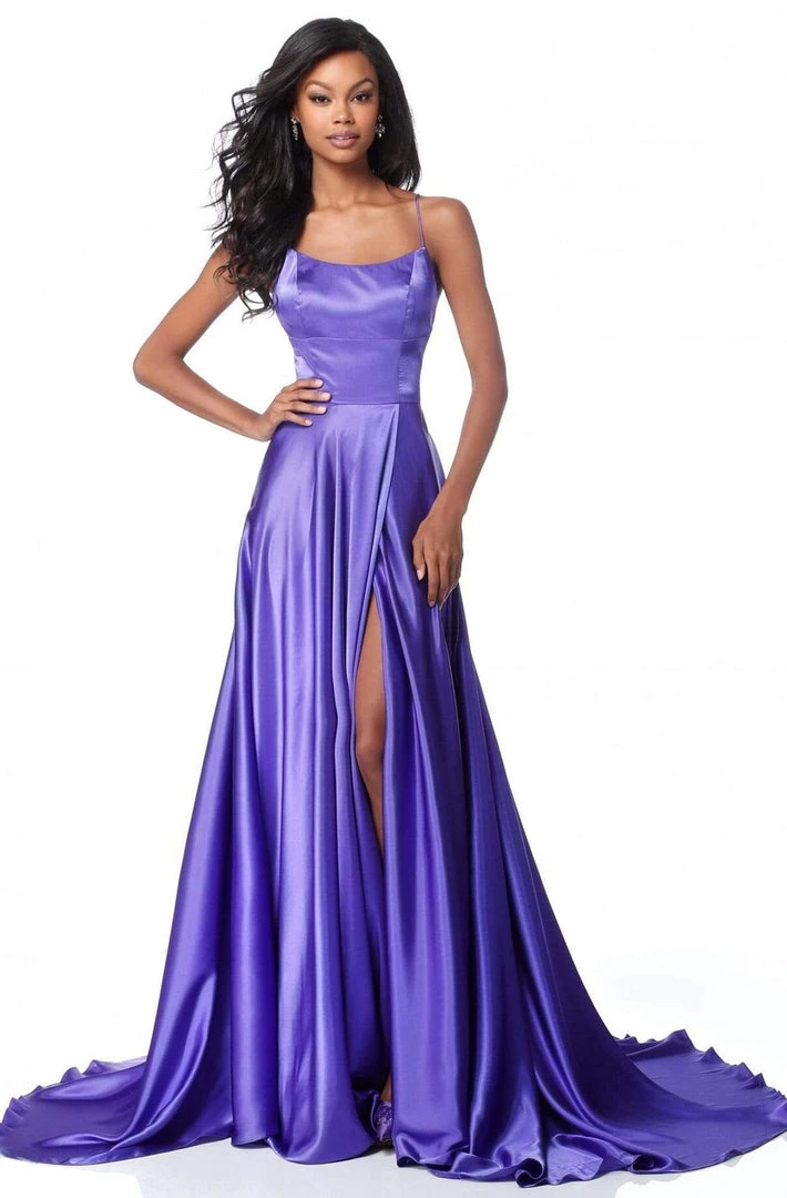 Sherri Hill - 51631 Sexy Lace-Up Back A-Line Long Evening Dress 3 Sherri Hill - 51631 Sexy Lace-Up Back A-Line Long Evening Dress