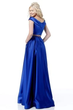 Sherri Hill - 51632 Two Piece Off-Shoulder Satin A-Line Dress 17 Sherri Hill - 51632 Two Piece Off-Shoulder Satin A-Line Dress