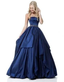 Sherri Hill - 51633 Strapless Bead Crusted Waist Ballgown 12 Sherri Hill - 51633 Strapless Bead Crusted Waist Ballgown