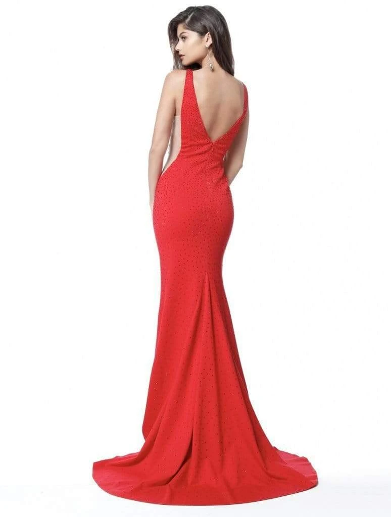 Sherri Hill - 51635 Beaded Jersey Fitted Dress 9 Sherri Hill - 51635 Beaded Jersey Fitted Dress