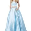 Sherri Hill - 51649 Two-Piece Satin Strapless A Line Dress 1 Sherri Hill - 51649 Two-Piece Satin Strapless A Line Dress
