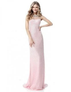 Sherri Hill - 51654 Beaded Bateau Sheath Dress With Train 10 Sherri Hill - 51654 Beaded Bateau Sheath Dress With Train