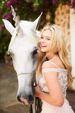 Sherri Hill - 51658 Beaded Off-Shoulder Chiffon A-line Gown 16 Sherri Hill - 51658 Beaded Off-Shoulder Chiffon A-line Gown