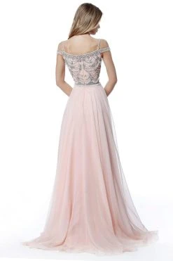 Sherri Hill - 51658 Beaded Off-Shoulder Chiffon A-line Gown 12 Sherri Hill - 51658 Beaded Off-Shoulder Chiffon A-line Gown
