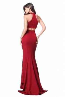 Sherri Hill - 51682 High Halter Mermaid Evening Dress