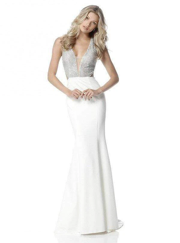 Sherri Hill - 51699 Beaded Plunging V-Neck Sheath Dress 5 Sherri Hill - 51699 Beaded Plunging V-Neck Sheath Dress