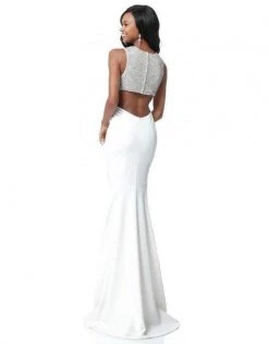 Sherri Hill - 51699 Beaded Plunging V-Neck Sheath Dress 14 Sherri Hill - 51699 Beaded Plunging V-Neck Sheath Dress