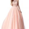 Sherri Hill - 51702 Beaded Halter Tulle Ballgown