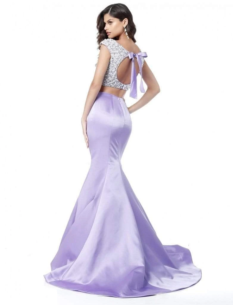 Sherri Hill - 51715 Two-Piece Beaded Cap Sleeve Mermaid Dress 4 Sherri Hill - 51715 Two-Piece Beaded Cap Sleeve Mermaid Dress