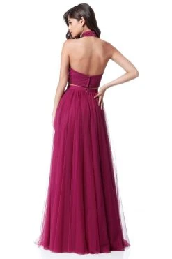 Sherri Hill - 51721 Two Piece Beaded High Halter A Line Dress