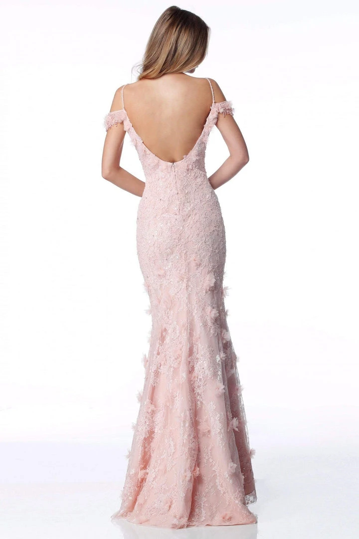 Sherri Hill - 51767 Lace Applique Off-Shoulder Trumpet Dress 4 Sherri Hill - 51767 Lace Applique Off-Shoulder Trumpet Dress