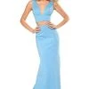 Sherri Hill - 51775 Two Piece Lace-Up Mermaid Dress