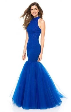 Sherri Hill - 51779 Beaded Sleeveless Bodice Fitted Mermaid Dress