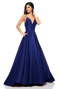 Sherri Hill - 51822 Plunging Empire Taffeta A Line Dress 15 Sherri Hill - 51822 Plunging Empire Taffeta A Line Dress