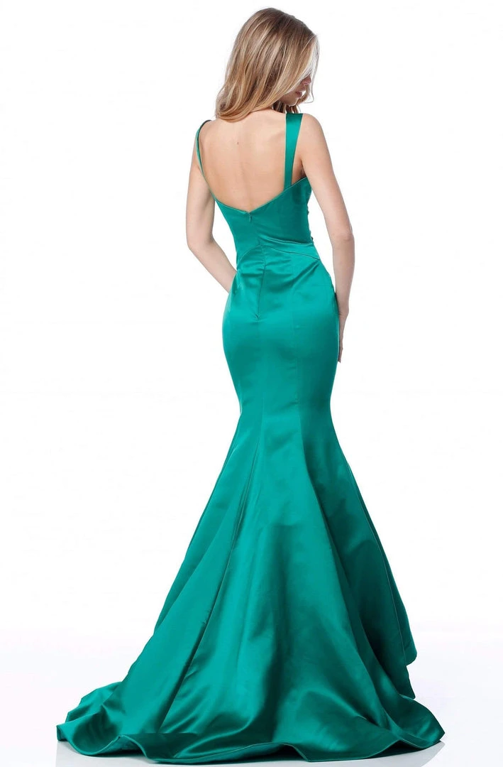 Sherri Hill - 51854 Bow Accented Cutout Bodice Mermaid Dress 4 Sherri Hill - 51854 Bow Accented Cutout Bodice Mermaid Dress