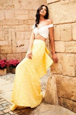 Sherri Hill - 51865 Two-Piece Ruffle Paneled Polkadot Dress 13 Sherri Hill - 51865 Two-Piece Ruffle Paneled Polkadot Dress