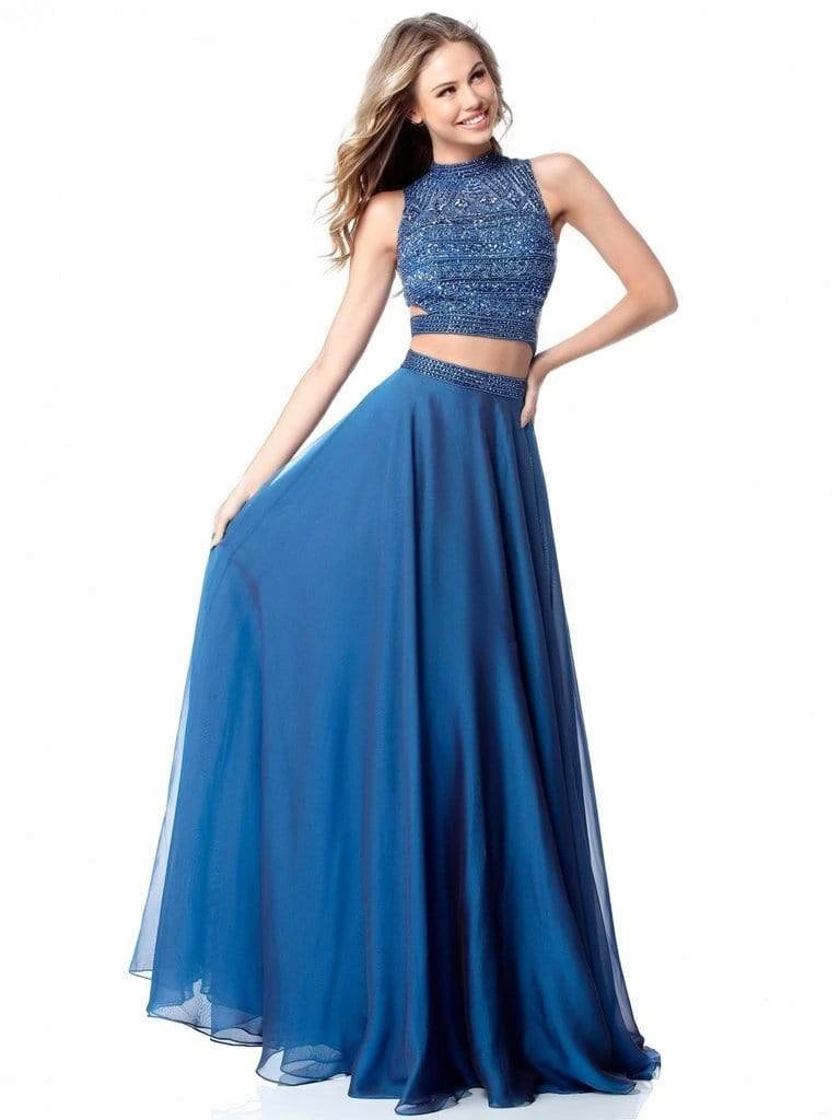 Sherri Hill - 51871 Two-Piece Beaded Cutout Chiffon A Line Dress 3 Sherri Hill - 51871 Two-Piece Beaded Cutout Chiffon A Line Dress